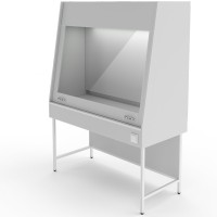 Вытяжной шкаф без тумбы и со столешницей из ЛДСП Теолаб НВ-1500 ШВ-М