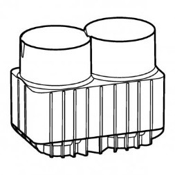 Адаптер 2×175-225 мл, макс. 4099g, для бакет-ротора S-4xUniversal-Large, 2 шт/уп, Eppendorf