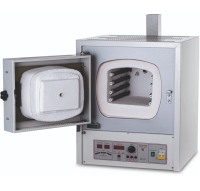 Муфельная электропечь ЭКПС-10 (+50/+1100 с многофункциональным блоком МКУ, выход на ЭВМ) эжекторная вытяжка, с РУ