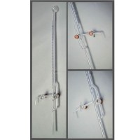 Бюретка 1-2-2-2-0,01 (микробюретка), кран с резьбовым уплотнением, ТУ 9464-022-52876351-2016, ГОСТ 29251-91