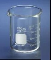 Стакан 600 мл, стеклянный, с носиком, с утолщенными стенками, с градуировкой, низкий, d 90х124 мм, 36 шт ./уп., Pyrex (Corning)