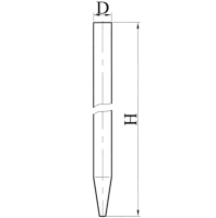 Колонка хроматографическая, эскиз 2-786-04