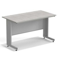 Стол пристенный ЭКРОС 1500х800х900 мм, раб. поверхность - КЕРАМИКА с ПВХ кромкой