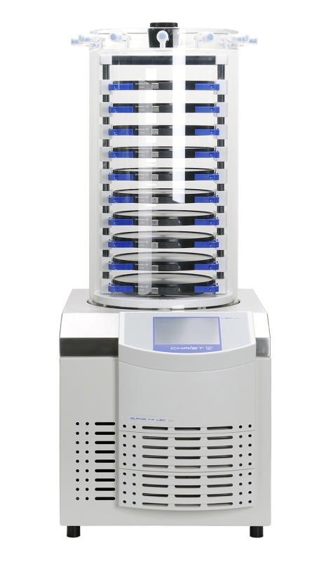 Лиофильная сушка Martin Christ Alpha 2-4 LSCplus, комплект с 10 полками Ø200 мм
