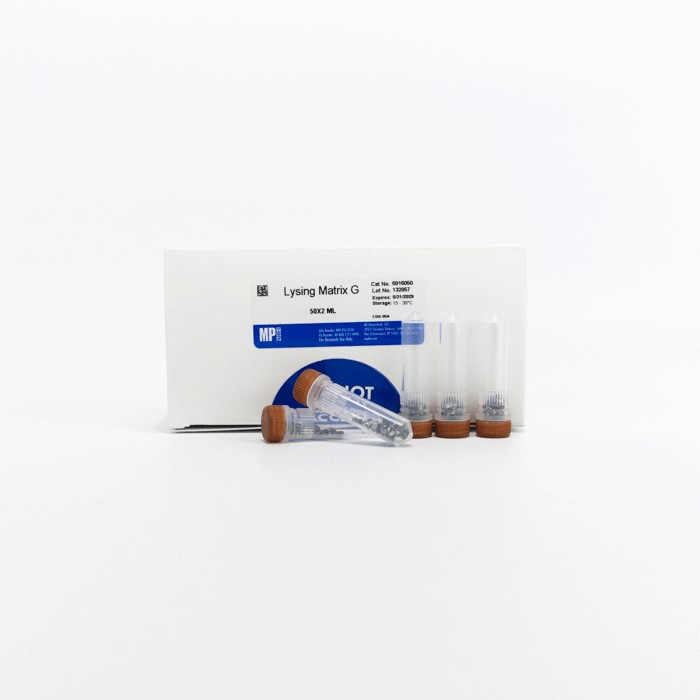 Пробирки 2 мл Lysing Matrix G, шарики из карбида кремния d 1,6 мм и стеклянные d 2 мм, MP Biomedicals