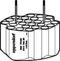 Адаптер 24×14 мл, макс. 4240g, для бакет-ротора S-4xUniversal-Large, 2 шт/уп, Eppendorf