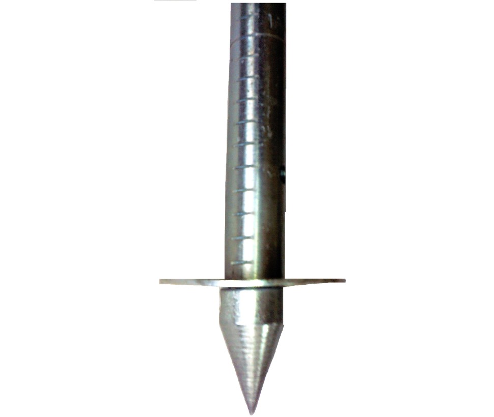 Рейка гидрометрическая ГР-56-02 (оцинкованная или нержавеющая сталь — 2 секции по 2 метра)