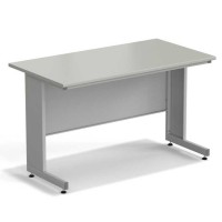 Стол пристенный ЭКРОС 1500х800х900 мм, раб. поверхность - ЛАМИНАТ СЕРЫЙ