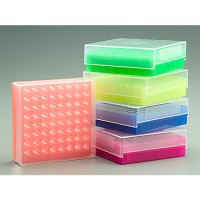 Штатив для пробирок 0,5 / 1,5 / 2 мл, 64 места, полипропилен, двусторонний, Flipper, SSI