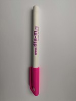 Маркер перманентный по стеклу и пластмассе, 0,7 мм, розовый, Universal-Pen permanent, Stabilo