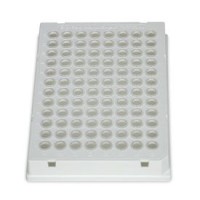 Планшеты для ПЦР, 96-лун., Hard-Shell, с юбкой, низкий профиль, белые с бесцветными лунками, полипропилен, 400 шт./уп., Bio-Rad