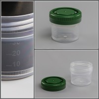 Контейнер д/взятия проб, транспортировки и хранения биологич.материала (д/гистологии), 40 мл. с завинч. крыш., с дел., н/стер., п/п, Гритмед