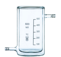 Стакан 800 мл с термостатической рубашкой и отводами, эскиз 2-1233