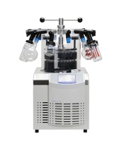 Лиофильная сушка Martin Christ Alpha 2-4 LSCplus, комплект с 2 полками Ø250 мм, запечатывающим устройством и резиновыми кранами