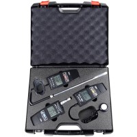 Комплект приборов для контроля параметров микроклимата (базовый), в состав комплекта входит люксметр ЛМ-12