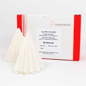 Универсальные бумажные фильтры Hahnemühle 400, складчатые, Ø 100 мм