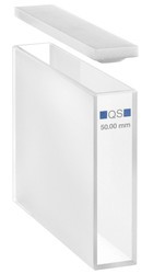 Кювета абсорбционная Hellma 100-QS кварцевая, оптический путь 50 мм