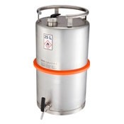 Контейнер для ЛВЖ Rötzmeier 25Z, с самозакрывающимся краном, 25 л, нержавеющая сталь