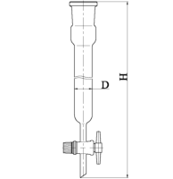 Колонка хроматографическая, эскиз 2-912-05