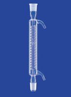 Холодильник спиральный Lenz NS14/23, длина 160 мм, со стеклянными оливами