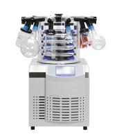 Лиофильная сушка Martin Christ Alpha 2-4 LSCplus, комплект с 5 полками Ø200 мм и резиновыми кранами