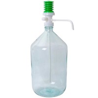 Перекачивающая система ЭКРОС-3010 (ПЭ-3010) для агрессивных жидкостей с ручным насосом и клапаном