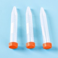 Пробирки 15 мл, ПП, резьбовые, конические, с крышкой, без энзимов, 12000g, 50 шт./штат., Servicebio, Китай