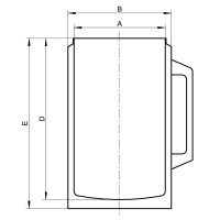Сосуд Дьюара цилиндрический KGW-Isotherm DSS 3000 объем 3000 мл с ручкой для переноски, нержавеющая сталь