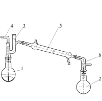 Прибор для перегонки высококипящих жидкостей 250 мл