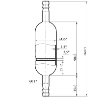 Фильтр Шотта ФКП-32-ПОР 250 эскиз 5-437-04