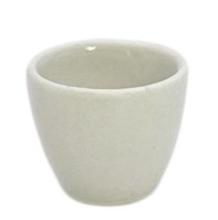 Тигель низкий фарфоровый № 2, 5 мл., 25х14х19 мм. 