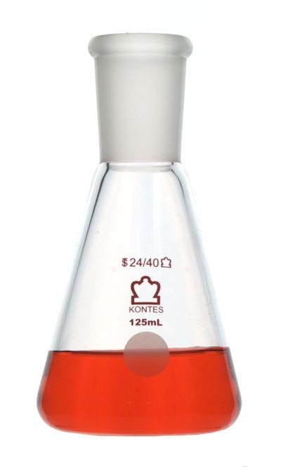 Колба коническая Kimble 125 мл, 24/40, стекло