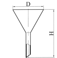 Воронка В-85-100 эскиз 2-1002