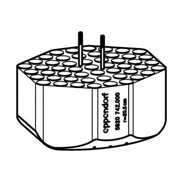 Адаптер 51×5 мл FACS, макс. 4140g, для бакет-ротора S-4xUniversal-Large, 2 шт/уп, Eppendorf