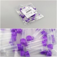 Пробирки не вакуумные для взятия капиллярной крови 013-046-К3Е-1К-020-050-U04 (с наполнителем К3ЭДТА, без капилляра, с одной крышкой, объем забираемой крови 0,2 мл), ПЕРИНТ, уп.50шт