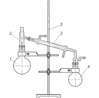 Прибор для перегонки кислот со штативом