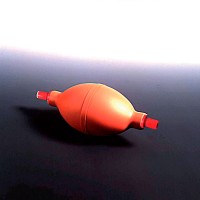 Груша Deutsch &amp; Neumann с двумя клапанами, красно-коричневая, ПВХ