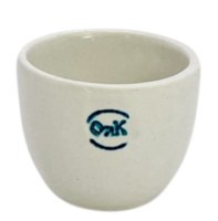 Тигель низкий фарфоровый № 3, 10 мл., 35х18х26 мм.