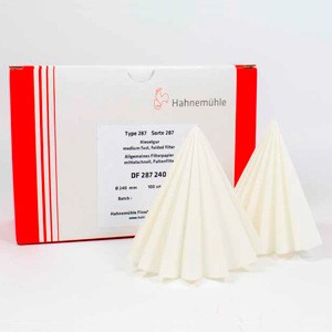 Кизельгуровые фильтры Hahnemühle 287, складчатые, Ø 240 мм