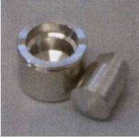 Контейнер для CryoPress, тип M, объем 3 мл, d внут. 25мм, глуб. 18мм, н/ж ст., крыш., 3шт., Microtec