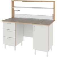 Стол пристенный ЛАБ-1500 ПКМ (Керамогранит)