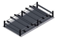 Платформа с 8 роликовыми зажимами, для Multitron Standard, Infors