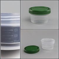 Контейнер д/взятия проб, транспортировки и хранения биологич. материала(д/гистологии), 250 мл. с завинч. крыш., с дел., н/стер., п/п, Гритмед