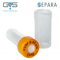 Фильтр-виала 0,45 мкм, прозрачная, 12×32 мм, ПВДФ, 100 шт./уп., GVS