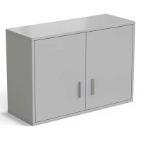 Шкаф настенный с полкой 900х340х620, серый