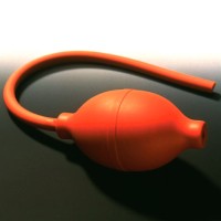 Груша Deutsch &amp; Neumann с напорным клапаном, красно-коричневая, размер 3, ПВХ