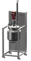 Реактор лабораторный, 300 °С, 1000 мл, VR-1000, нержавеющая сталь, с рубашкой, верхнеприводной мешалкой OHS.6, штативом, Wiggens