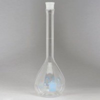 Колба мерная, 200 мл, класс А, БС, стеклянная крышка 13, Pyrex Vista, 12 шт., Pyrex (Corning)