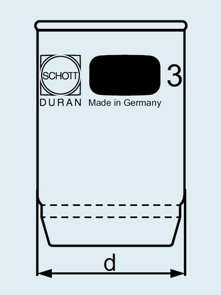 Тигли фильтрующие DURAN Group 30 мл, диаметр 36 мм, пористость 5, стекло