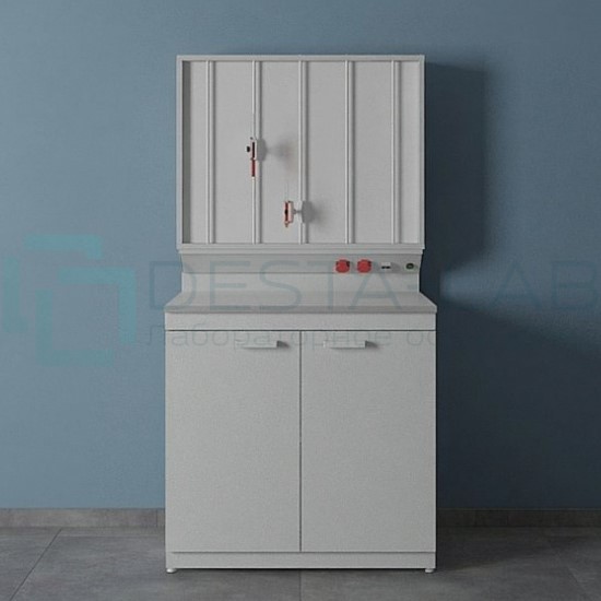 Стол титровальный ЛК-900 СТ (надстройка-сталь, Lab HPL)